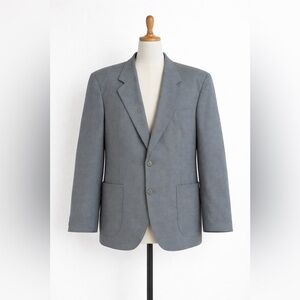 Vintage Henley by Tip Top Blazer - Suede-like Polyester Sport Coat - 44R